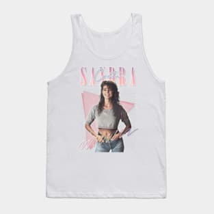 Sandra Cretu - 80s Retro Fan Art Design Tank Top